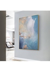 DIY Metal Floating Frame for 18X24“ Canvas Painting Art,1 1/2″(3.8cm) Depth,…
