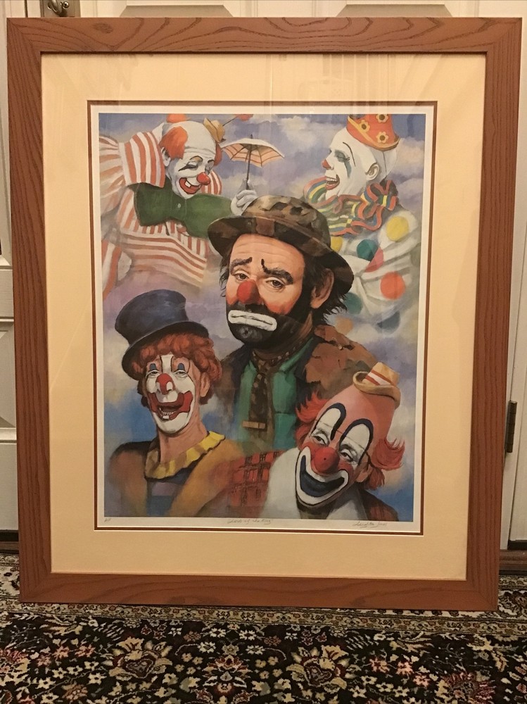 Signed Lithograph by Barry Leighton Jones 34 X 40 LORD OF THE RINGS framed AP