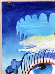 Salvador Dalí (Handmade) Oil On Canvas Painting, Signed & Stamped, Vtg Art