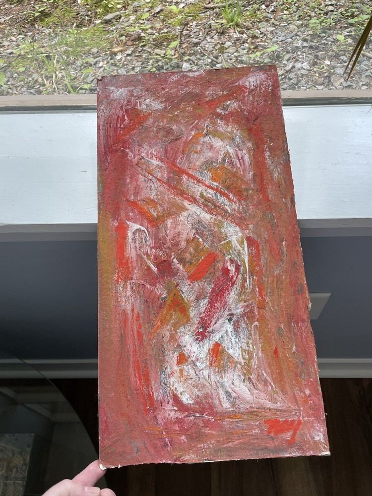 LLOYD NEY (1893-1965) ORIGINAL OIL Painting 10×20” New Hope, Pa Modernist