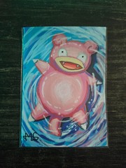 *CUSTOM* ACEO Original Pokemon Acrylic Painting Trading Card *PICK YOUR MON*