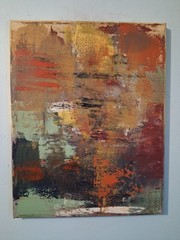 Original Abstract Acrylic Painting On Canvas By Vincent Martin 11×14.