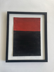 Rothko Mark Red Black Painting Abstract Expressionism USA Original Signed B97