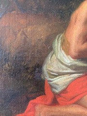 Italian Old Master 17th Century Original Antique Painting Penitent Saint Jerome