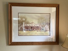 La Hacienda 22inx30in. Frame 45inx37in