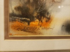 RICHARD EMERSON WILLIAMS „PIKES PEAK IMPRESSION“ WATERCOLOR LISTED ARTIST 8 X 10
