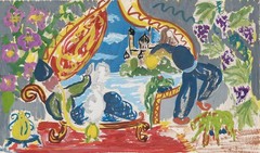Mid 20th Century Gouache – Theatre Design, Ottoman Scene I