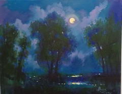 Buck Paulson 20×16 Original Done LIve at PBS Studio, Fargo 2008 Pre-estate Sale