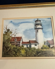 Gustave Wander American 1934-2017 Original Watercolor Painting Signed