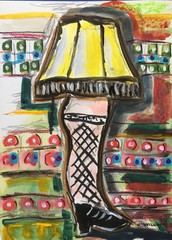 A Christmas Story Cake (Leg Work)