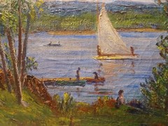 Chicago and New York impressionist / moderist Charles Biesel ‚Near Eagle River‘