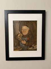 Max Götzfried Original Oil Painting On Board Late 19th Century German Drinking