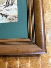 Margo Alexander Original Hand Painted Replica Wood Framed Art VTG
