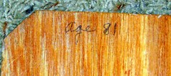Nice, Folk Art Oil Painting „Way to School“ Julia Seay age 81, dated 1995