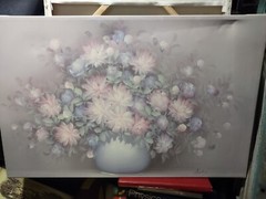 Vintage Original 28x44in Signed Painting