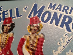 STEVE KAUFMAN original HAND SIGNED SILKSCREEN on CANVAS MARILYN MONROE COA
