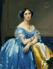 Art Print Portrait of European ladies Oil Painting printed on canvas L1308