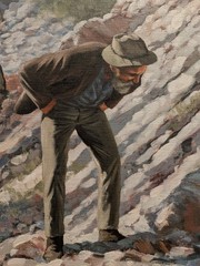 Roy Kerswill “The Prospector and His Mule” Framed Oil on Canvas Original Western