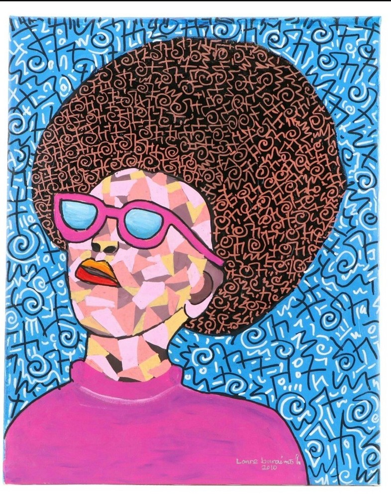 LANRE BURAIMOH Portrait 2010 – African American Art * “Melanated Majestry”