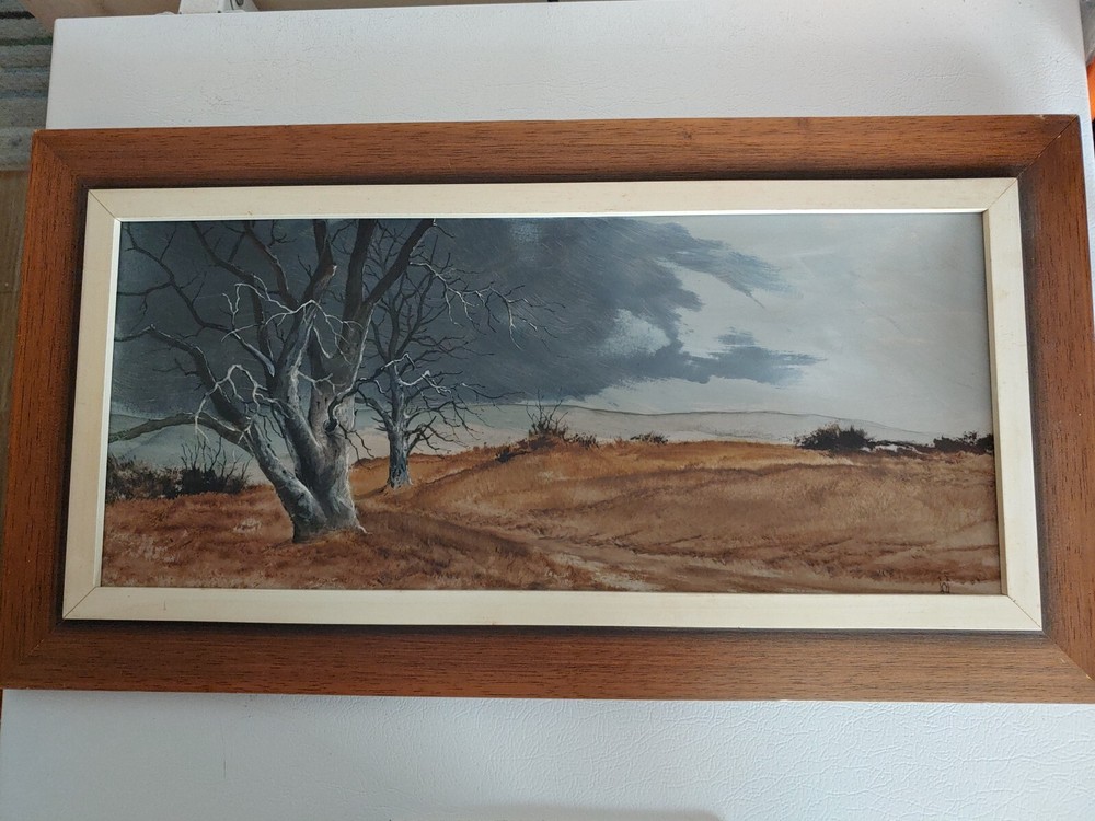 Don Hornberger (1921-2006) Original Acrylic Painting Framed