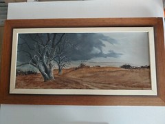 Don Hornberger (1921-2006) Original Acrylic Painting Framed