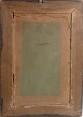 MONOGRAM SIGNED! LANDSCAPEE WITH A MOSK/CASTLE RUIN. DATED 1884