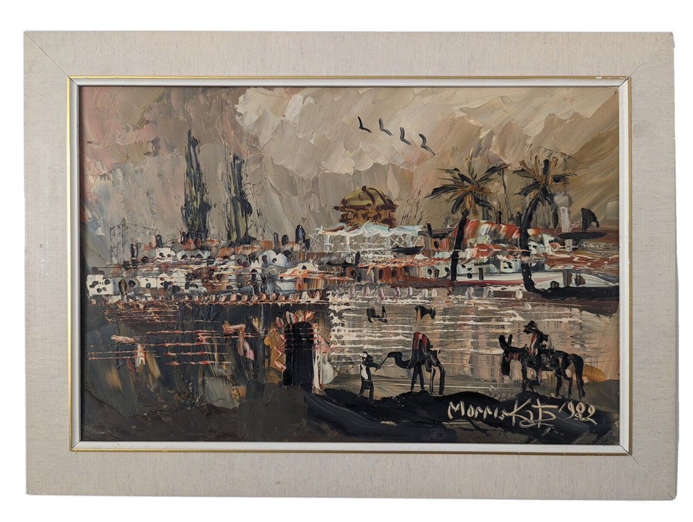 Morris Katz Oil Painting