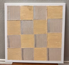 Original Wabi Sabi inspired hand painted textured art