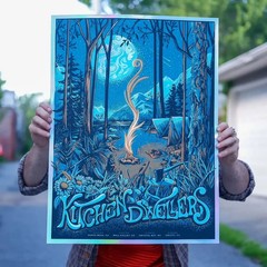 Kitchen Dwellers Poster 2026 Summer Tour California Nevada Concert Art Print