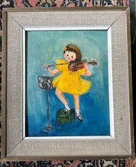 Sara Lipsky, oil on board