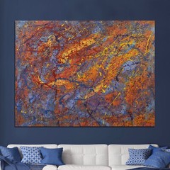 Jackson Pollock style￼ Profession￼al Painting 81” X 62”(6ft 9in)Abstract Modern