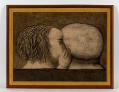 ELIAS FRIEDENSOHN „Secret“ Oil Painting Whitney Museum Edwin Hewitt Gallery