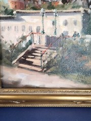 Vintage Acrylic on Canvas Original Michel Mailhot Painting Chateau Frontenac