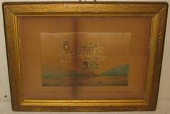 ANTIQUE ANCIENT TRAVELER „GUIDE-BOARD“ RHODE ISLAND FOLK ART SIGN OWL PAINTING