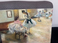 EDGAR DEGAS OIL PAINTING SIGNED