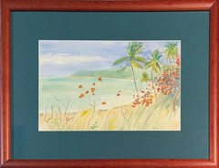 Charles Herbert Woodbury, Watercolor on Paper, American Painter (1864 – 1940)