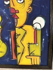 Love Serenade Canvas Cubism Original Art Painting Picasso Style 28″x36″