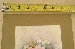 Marge Breth Original Watercolor Painting Alpine Rose Wild Daisy Victor Colorado