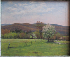 Evelyn Schule Bucks County Pennsylvania Impressionist oil canvas