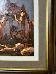 Stunning Usur? „Mountain Scene“ Oil Painting – Signed And Framed