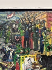 Mid Century Expressionist Painting Abstract Portrait Modernist Modernism Mystery