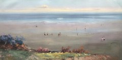 Beach View,Ocean,Original Oil Painting by Jason, 122 x 61 cm