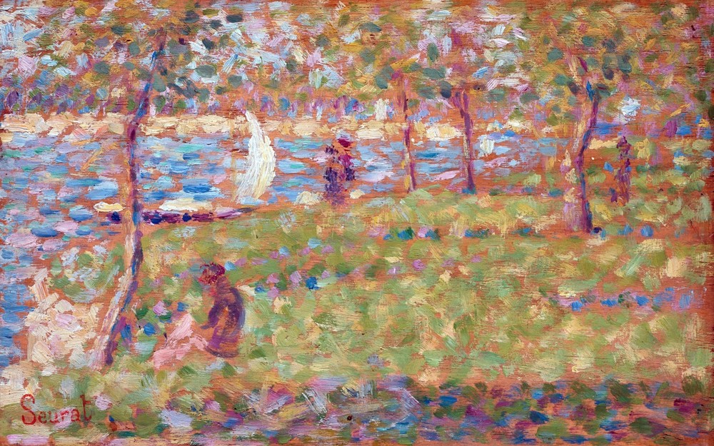 Georges Seurat Study Grande Jatte Reproduction – Giclee Canvas/Paper/Stretched