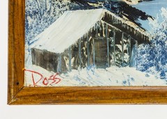 Bob Ross Painting Signed 18×24 Inch Original on Canvas w/ Bob Ross Inc COA