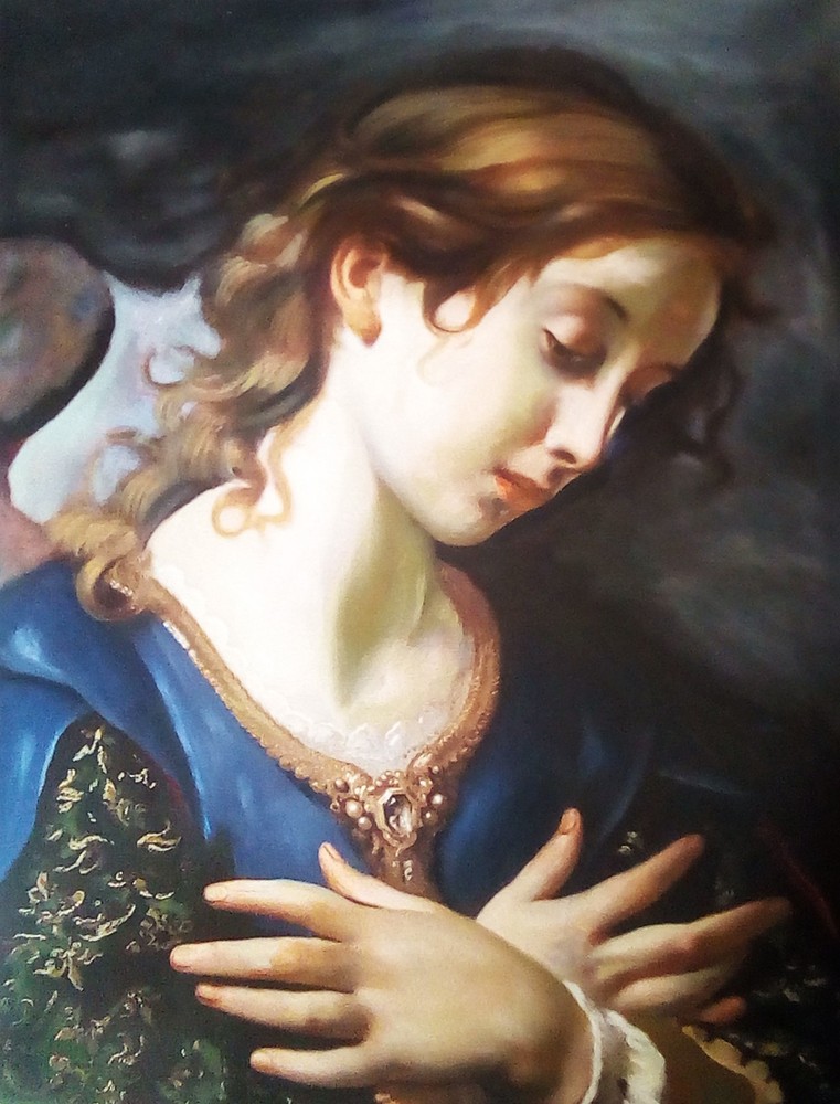 art 506 original painting 65×49 cm oil on canvas angel figurative secret realizm