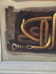 Mid Century Painting Instruments Exhibited Music Modernism Musical Sotomayor