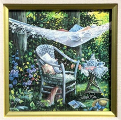 SUSAN RIOS, 1995 Canvas Gicl’ee, „PRIVATE TIME“ Hand Signed & Highlighted, MINT.