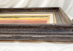 2009 Signed/Framed „Sunset“ Oil Painting by Martin Pavletich/Orange Red/Yellow