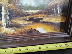 Mountain Landscape Oil Painting Framed Signed By Artist 1926 Hegho Mexico Old