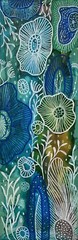 Gallery Price $300 4”x12” Hand Painted Alcohol Ink Painting Abstract Art